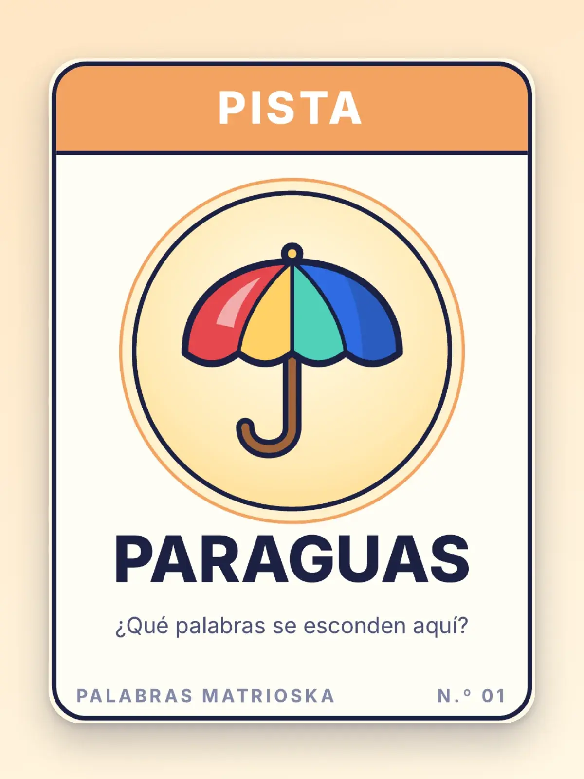 Carta pista PARAGUAS