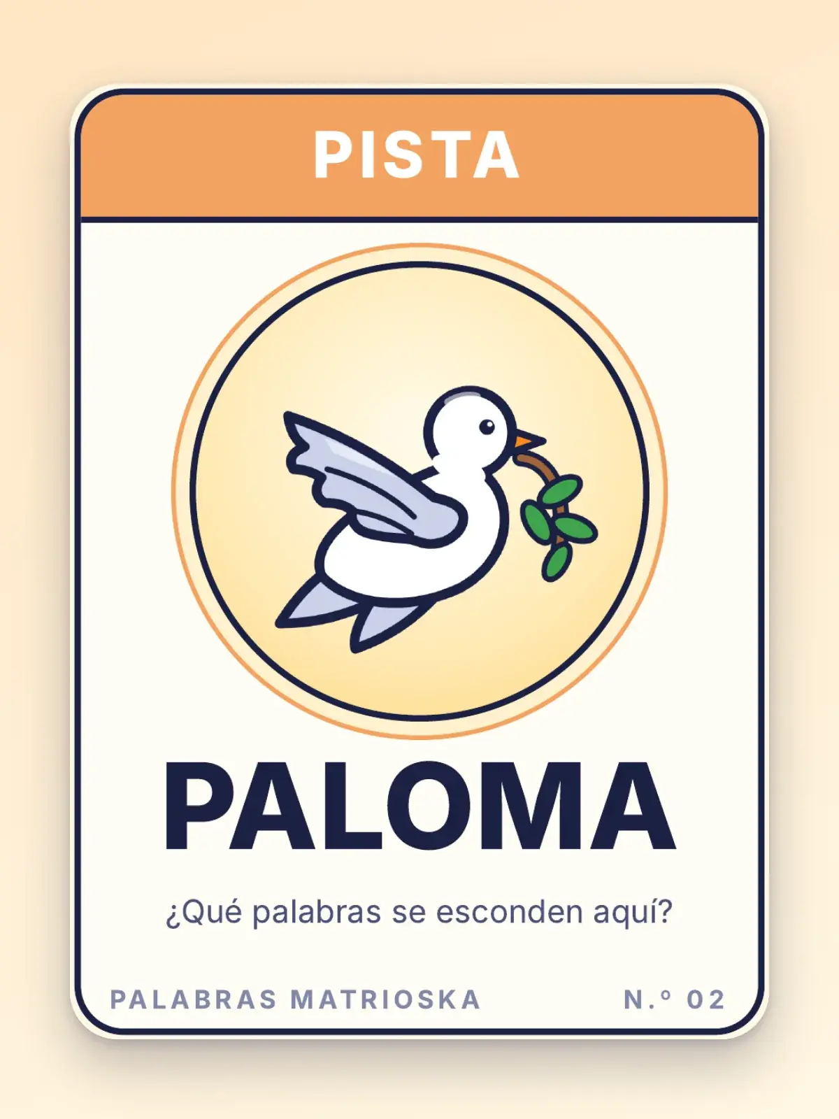 Carta pista PALOMA
